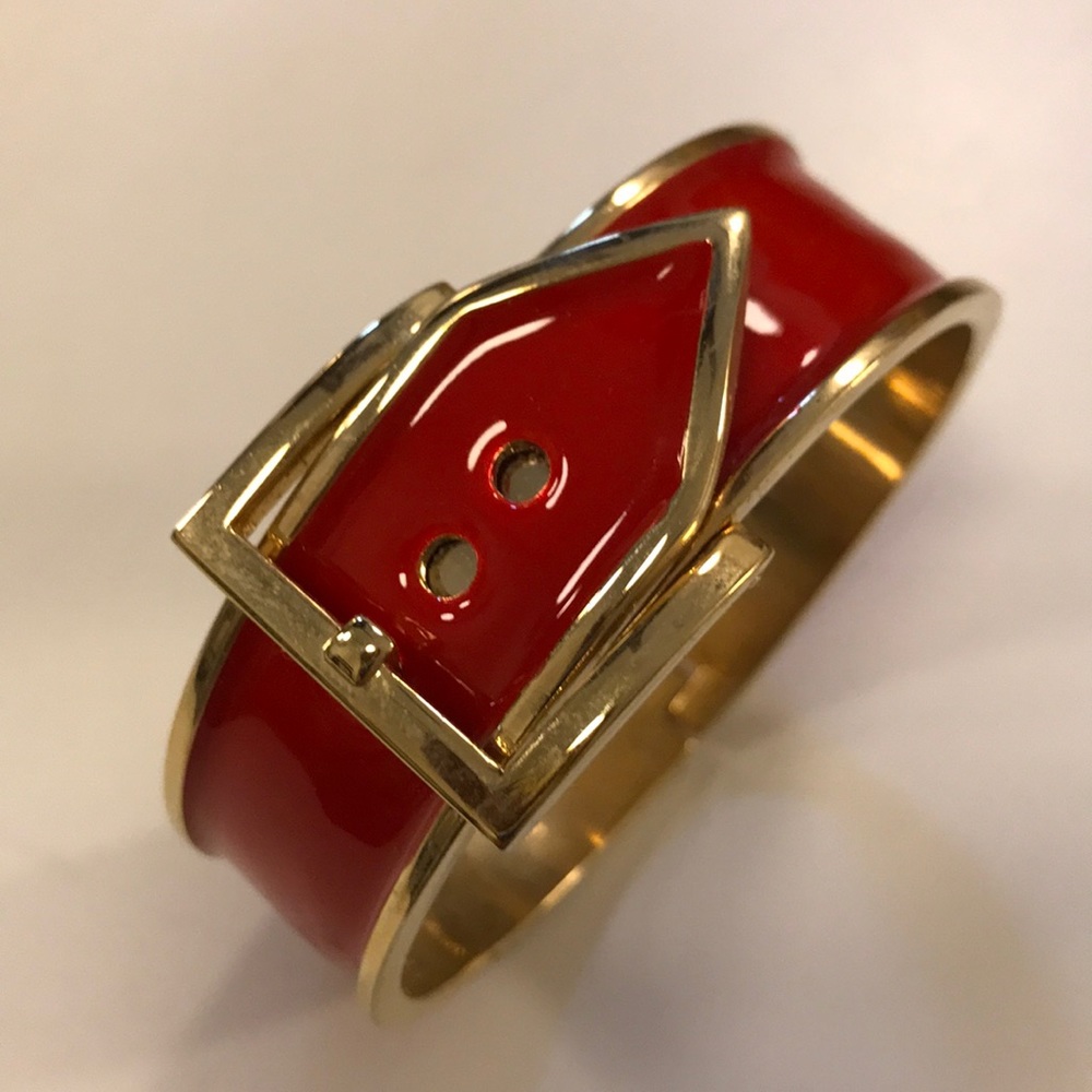 Red enameled BRACELET